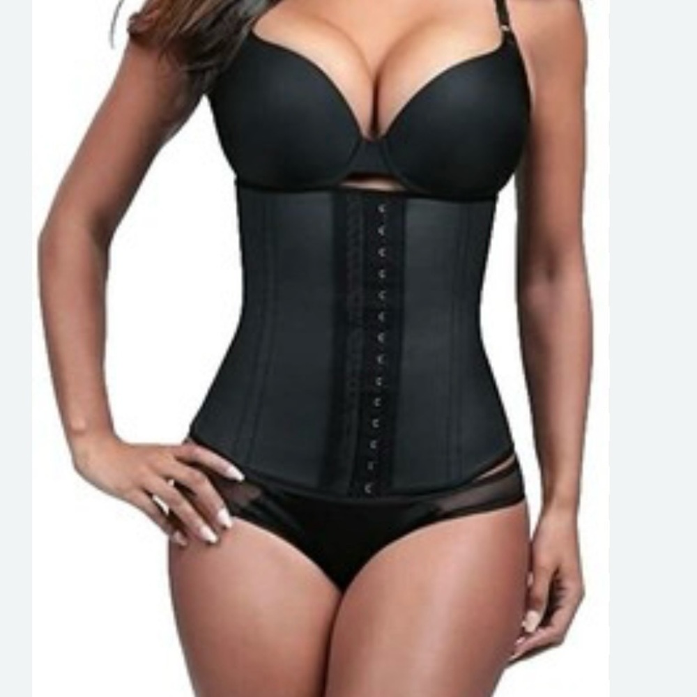 Squeem Magical Lingerie Under Bust Miracle Vest Shapewear XL Slimming Black Faja